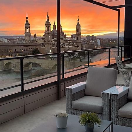 Atico Mejores Vistas Al Pilar Jacuzzi Y Garaje Сарагоса Екстер'єр фото