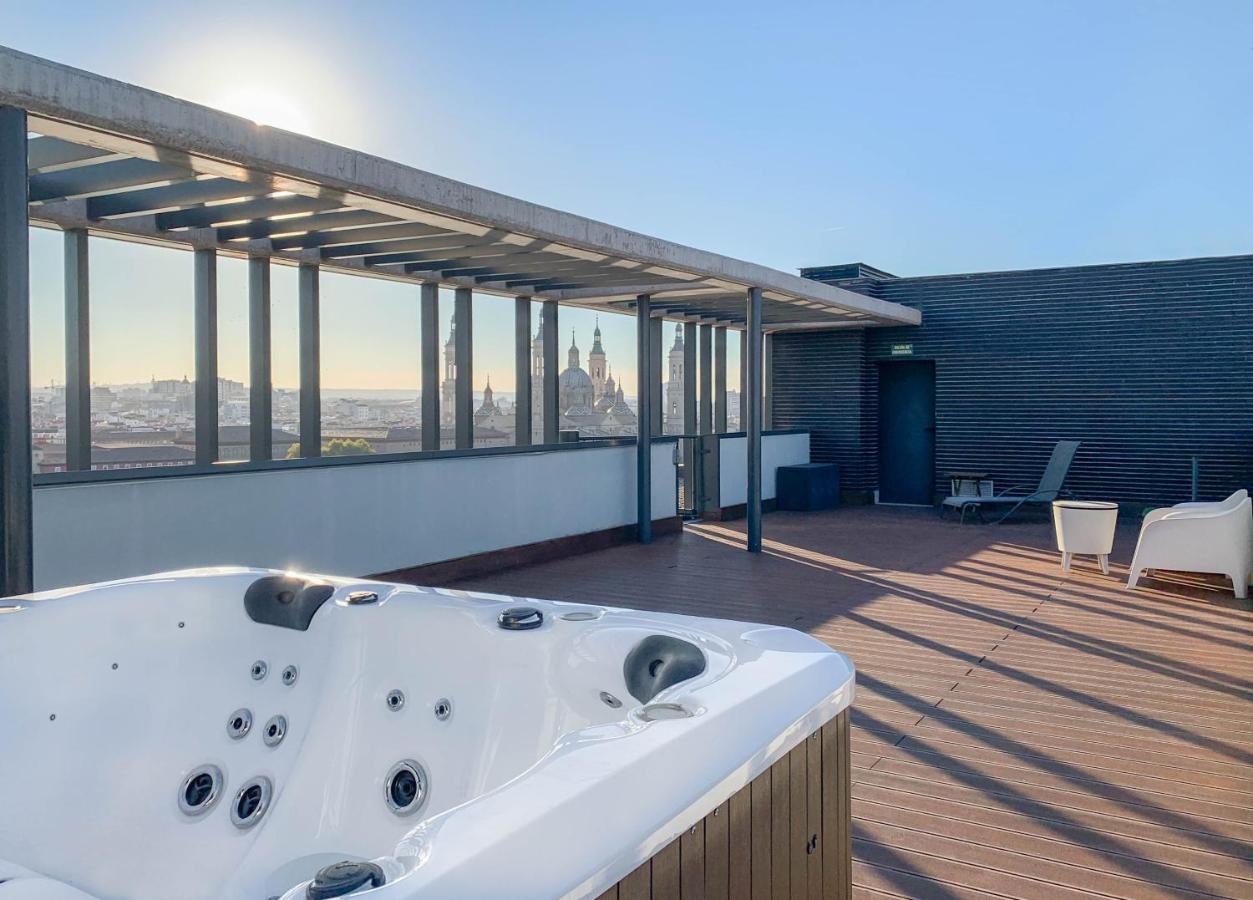 Atico Mejores Vistas Al Pilar Jacuzzi Y Garaje Сарагоса Екстер'єр фото